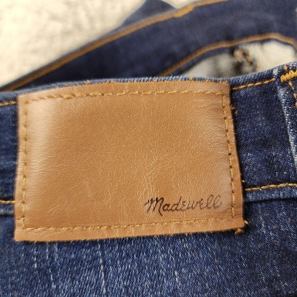 Madewell 9 inch Mid-Rise Skinny Dark Wash Jeans Size 24 NWOT - Picture 10 of 12